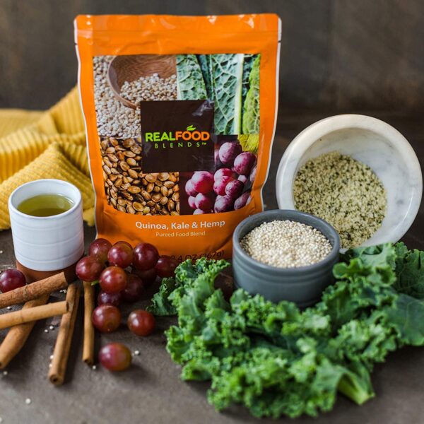 Real Food Blends Quinoa, Kale & Hemp Tube Feeding Pouch * 9.4 oz, Ready-to-Use Enteral Nutrition - Image 4
