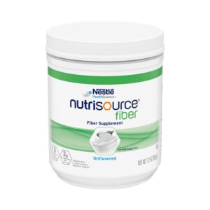 Nutrisource Fiber Supplement - 7.2 oz Canister with Partially Hydrolyzed Guar Gum for Digestive Health