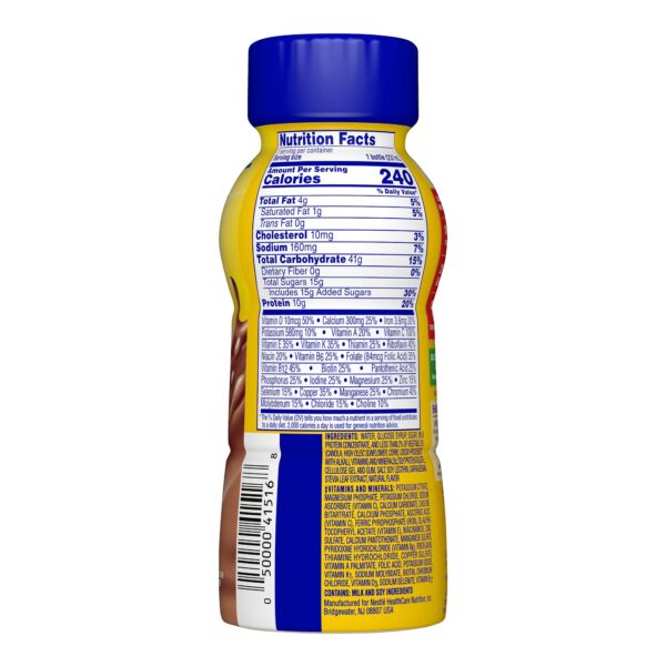 Carnation Breakfast Essentials? Chocolate Nutritional Drink - 8 oz Bottle, Milk Chocolate Flavor, Pack of 24 - Image 2