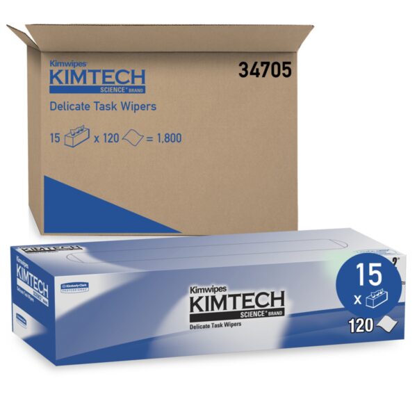 Kimtech Science Kimwipes Delicate Task Wipes by Kimberly-Clark, Part Number 34705 - Image 5