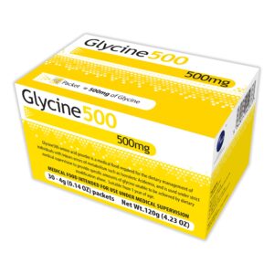 Glycene500 812539020653 Oral Glycine Supplement - 4 Gram Packets for Isovaleric Acidemia Support
