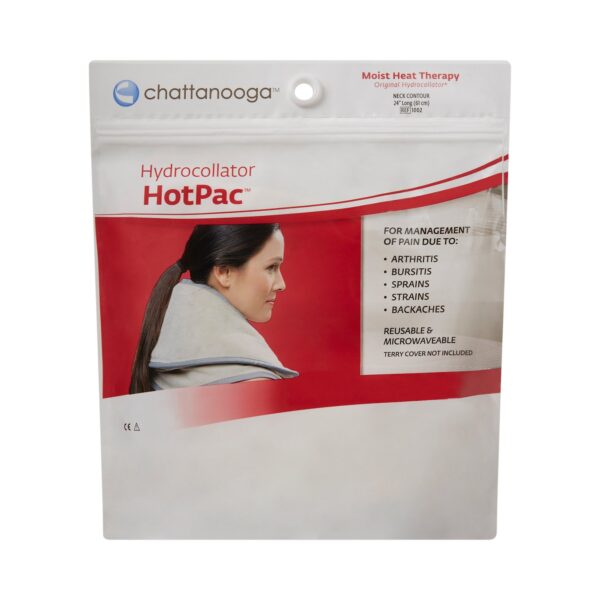 HotPac Contour Neck Moist Heat Therapy Pad by HotPac* Contour – Reusable Hot Cold Pack for Neck Pain Relief - Image 2