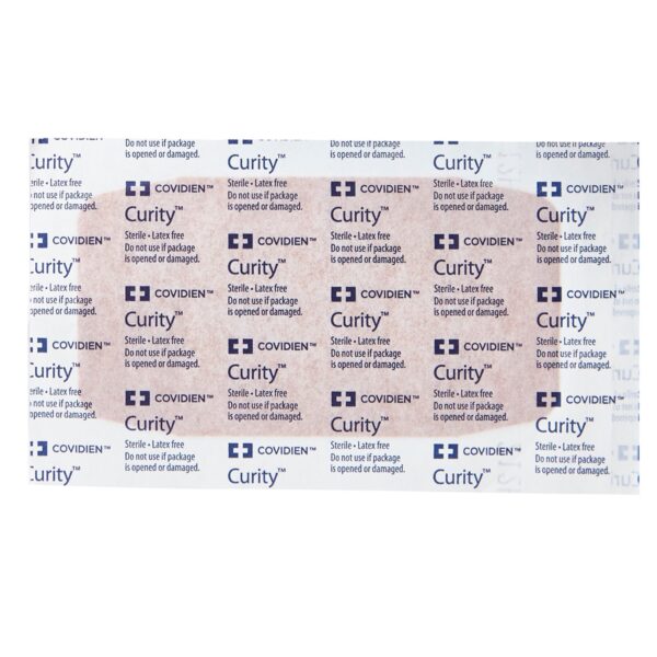 Curity* Tan Adhesive Strip Bandage, 2 x 3-1/4 Inch, Sterile Fabric Wound Care Solution - Image 3