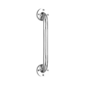 McKesson 8024CH-R Chrome Finish 24-Inch Wall Mounted Grab Bar for Safety and Ambulatory Equipment