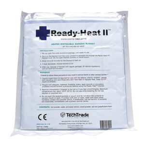 Ready-Heat II Rescue Blanket, 34 x 48 Inches by Ready-Heat II – Disposable Full Body Warming Blanket for First Aid and Emergency Use