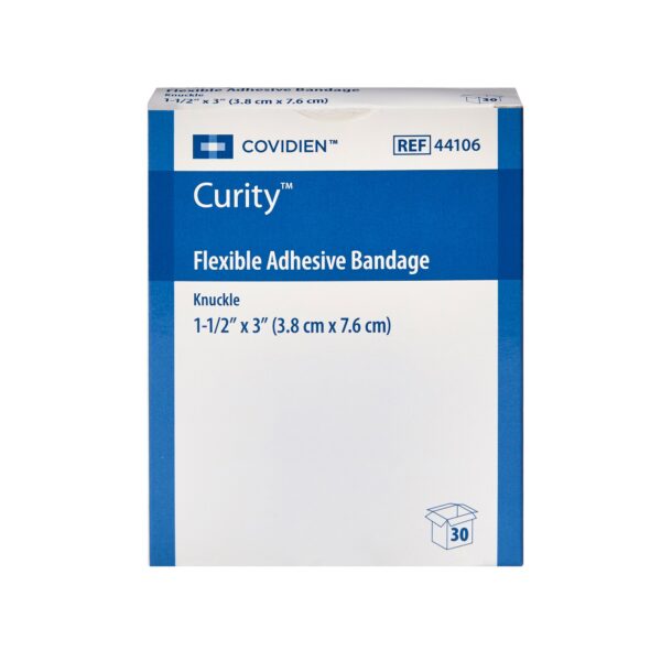 Curity* Adhesive Knuckle Bandages - 1? x 3 Inch, Durable Fabric with Strong Adhesive - Image 2