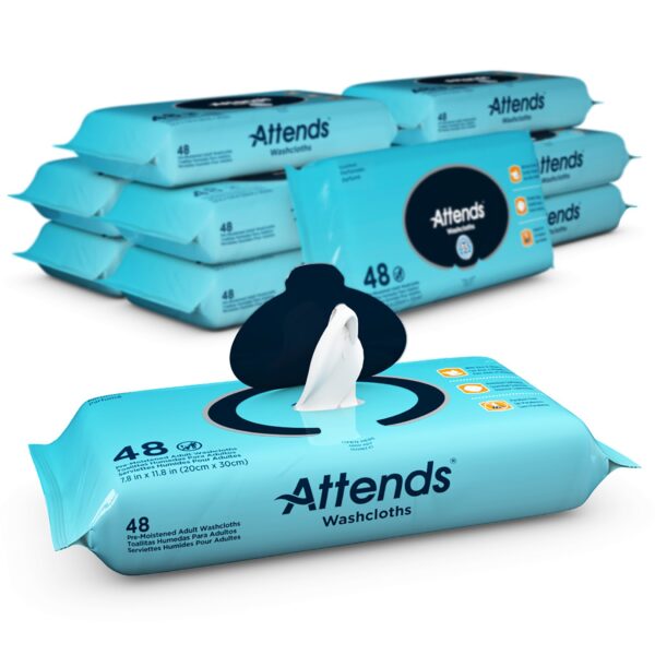 Attends® Scented Personal Cleansing Wipes with Aloe and Vitamin E, 48 Soft Pack - Image 5