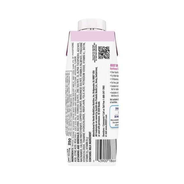 Boost Breeze Wild Berry 8 oz. Nutritional Drink * Supports Wound Healing and Malnourishment Relief - Image 3