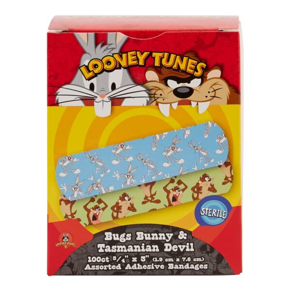 Looney Tunes* Stat Strip? Adhesive Bandages, 3/4 x 3 Inch * Kid-Friendly Wound Care with Looney Tunes Characters - Image 2