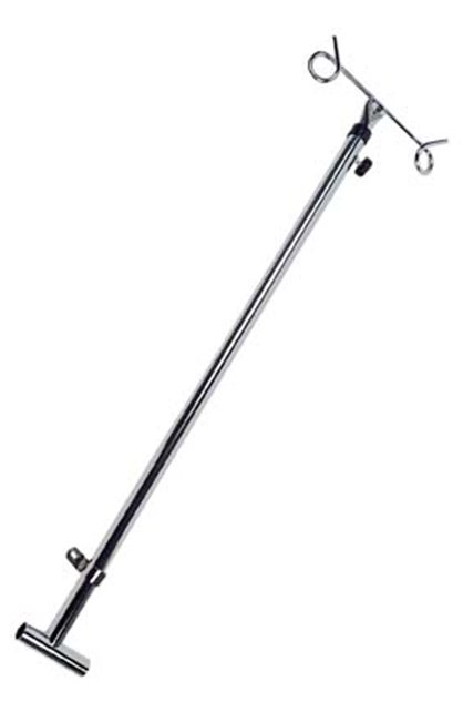 Drive* Telescoping Steel IV Pole for Wheelchairs - 41.5 Inch Adjustable Support