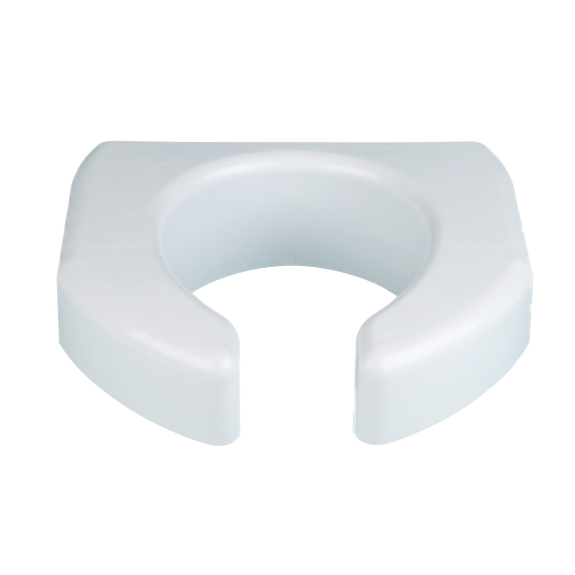 Ableware Basic Maddak Open Front Elevated Toilet Seat - Comfortable, Durable, 350 lb Capacity