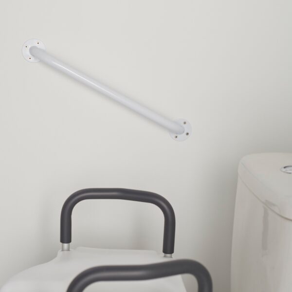 McKesson Wall Grab Bar, 18-Inch White Steel Safety Support - Image 5
