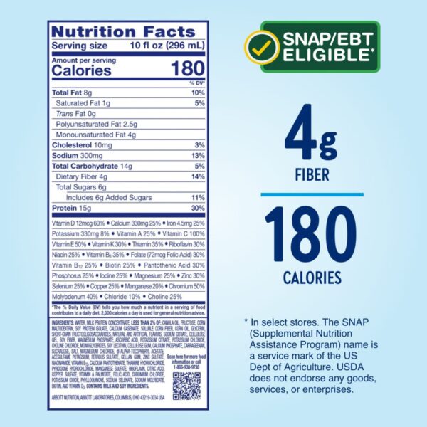 Glucerna Hunger Smart Shake Vanilla Flavor 10 oz * Supports Blood Sugar Management and Immune Health - Image 2