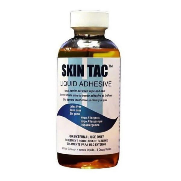 Skin Tac™ Liquid Adhesive Barrier by Skin Tac* H - Hypoallergenic, 4 oz for Sensitive Skin and Medical Applications - Image 2