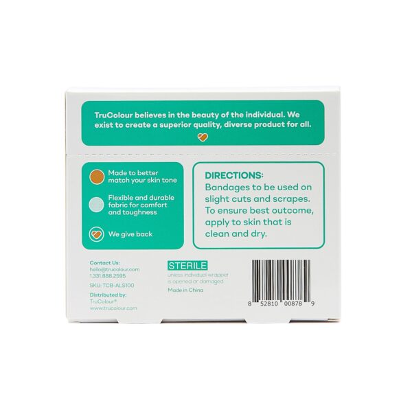 Tru-Colour Skin Tone Shade Fabric Adhesive Bandages * Beige, 1 x 3 Inch - Image 10