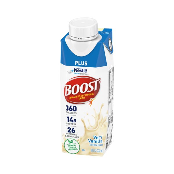 Boost Plus Vanilla High-Calorie Nutritional Drink * 8 oz Carton (24/Case) by Boost - Image 6