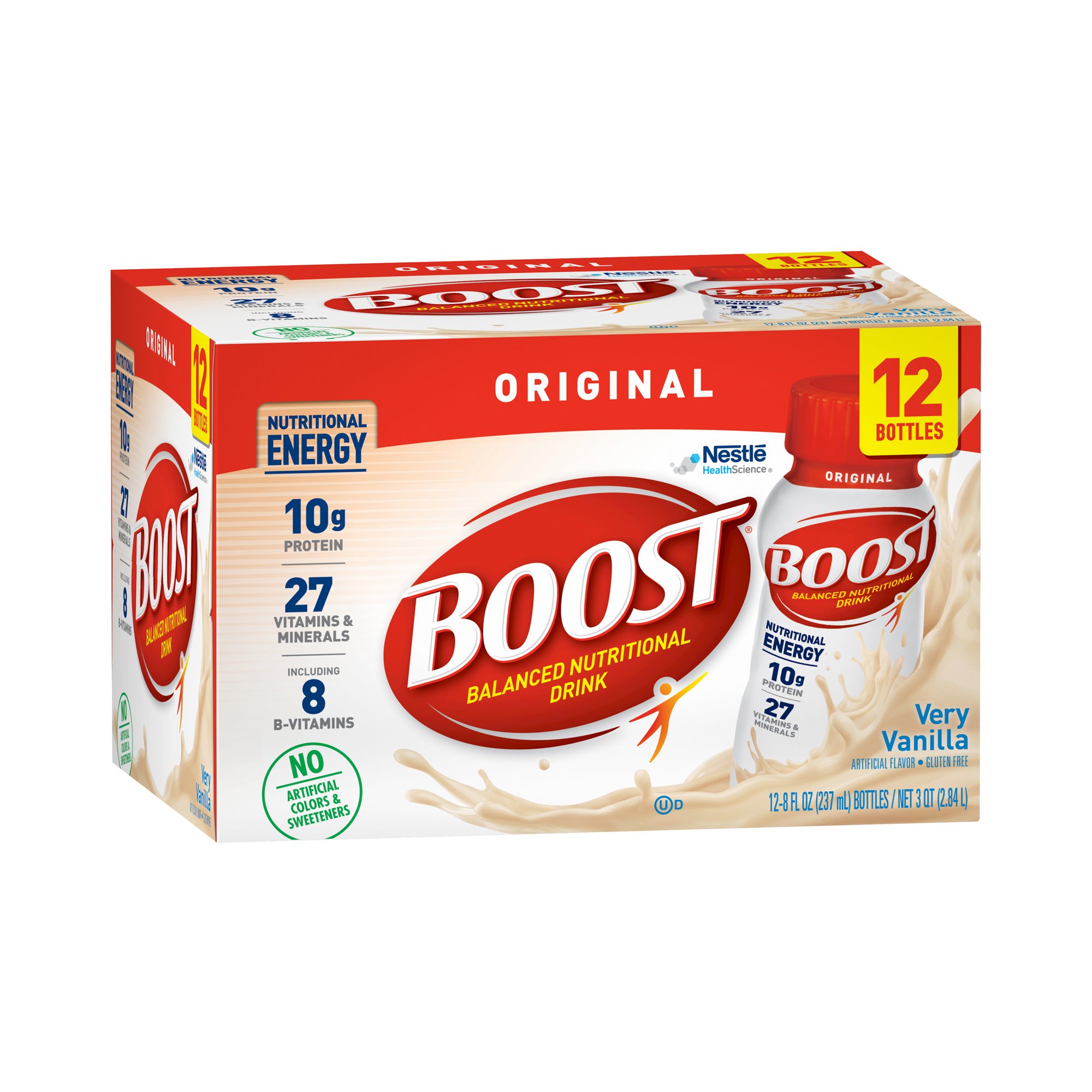 Boost Original Vanilla Nutritional Drink, 8 oz Bottle by Nestle