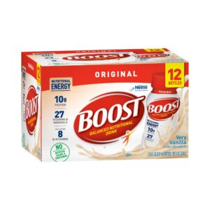 Boost Original Vanilla Nutritional Drink * 8 oz Bottle, 12 Pack