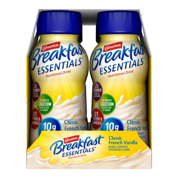 Carnation Breakfast Essentials? Vanilla Nutritional Drink - 8 oz Bottle (24 Pack) - Image 8