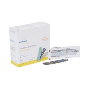 McKesson Kids* Kid Design (Assorted Prints) Adhesive Bandage, 3/4 x 3 Inches