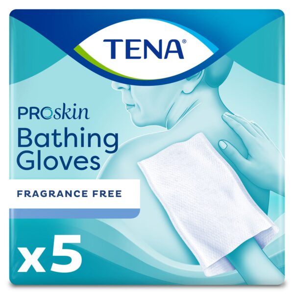 TENA ProSkin Bathing Gloves – Gentle, Rinse-Free Personal Hygiene Solution - Image 6