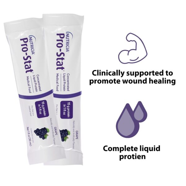 Pro-Stat Grape Complete Liquid Protein - Sugar-Free Oral Supplement for Adults - Image 3
