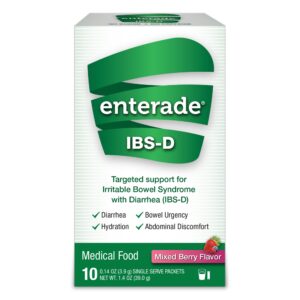 enterade? IBS-D Dietary Support Medical Food - Mixed Berry Flavor, 0.14 oz Individual Packets