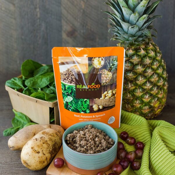 Real Food Blends* Beef, Potatoes & Spinach Puree Tube Feeding, 9.4 oz - Image 4