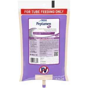 Peptamen AF Tube Feeding Formula by Nestle, 1000 mL Ready-to-Hang Prefilled Bag