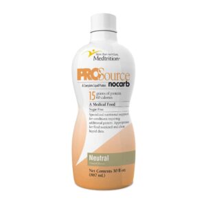 ProSource NoCarb NoCarb Liquid Protein Supplement * 30 oz Bottle for Adult Nutrition