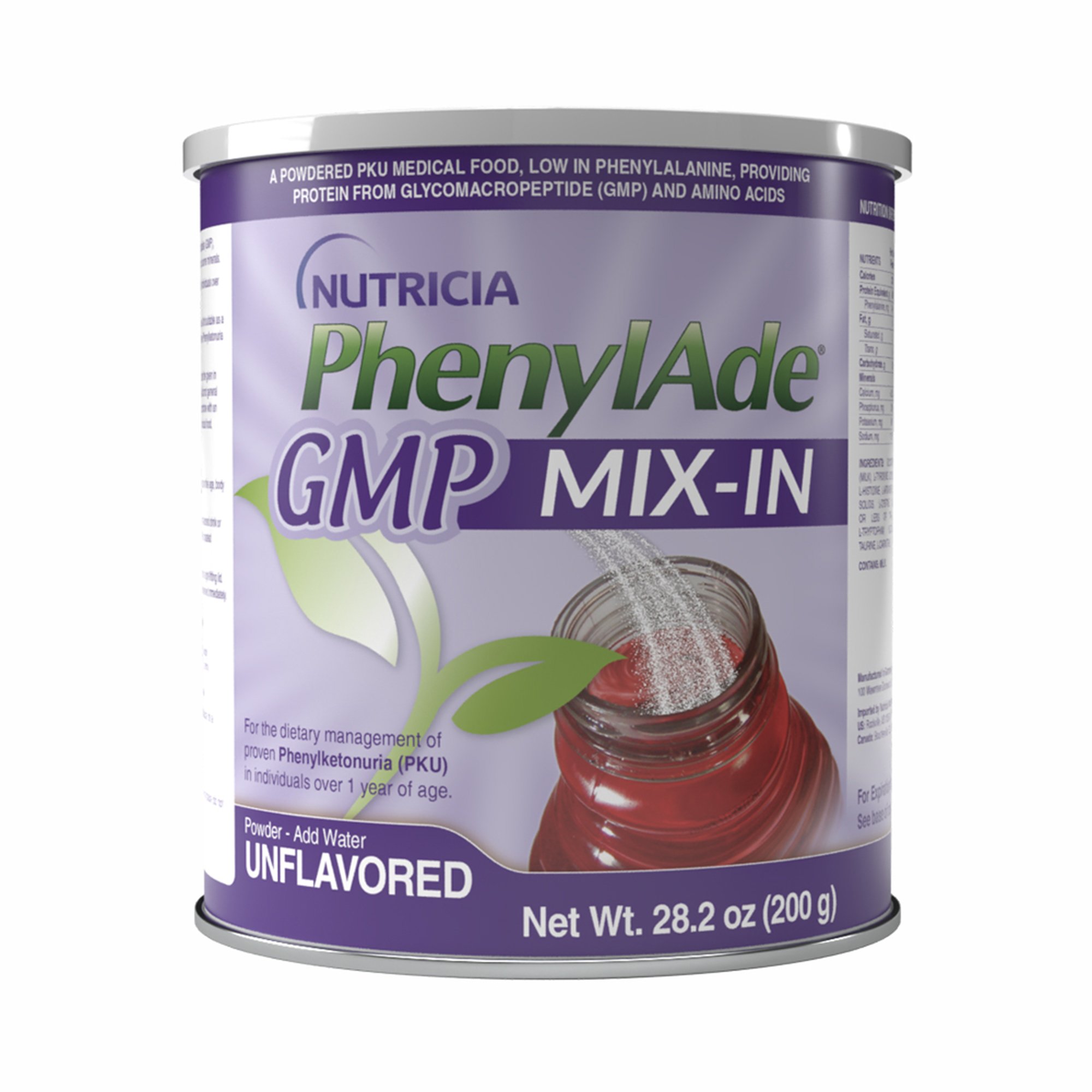 PhenylAde? GMP Mix-In Powder for PKU Management by PhenylAde, 200g Can