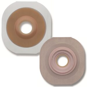 FlexTend™ Colostomy Barrier with 44mm Flange and Up to 1-Inch Opening – Convex Skin Barrier for Extended Wear