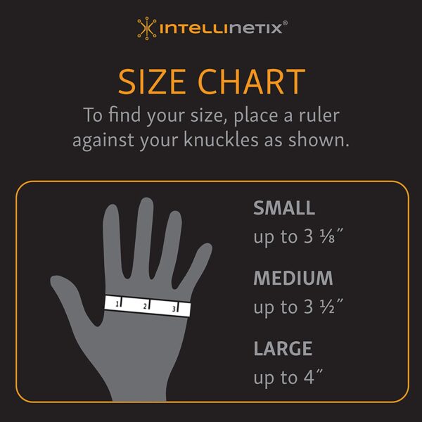 Intellinetix® Arthritis Vibrating Gloves - Small, Black - Vibration Therapy for Pain Relief and Improved Circulation - Image 3