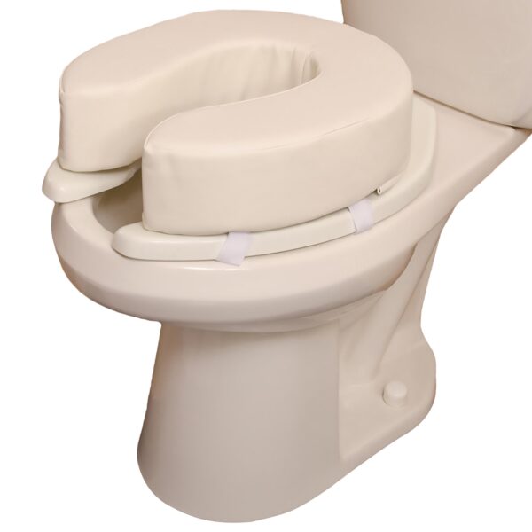 DMI Vinyl Toilet Seat Cushion with Foam Padding, 12.5 x 16 Inches - Image 3