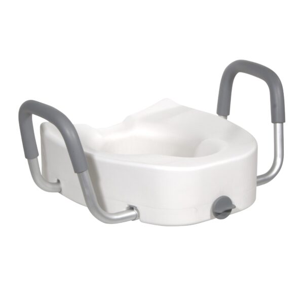 drive™ Premium Elongated Toilet Seat with Lock and Removable Arms - Image 2