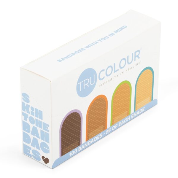 Tru-Colour? Adhesive Strip Bandages with Skin Tone Shades - 1 x 3 Inch, Pack of 100 - Image 4