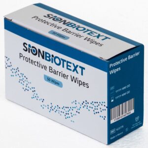 SionBiotext Protective Barrier Wipes, 50 Count – Sterile Skin Barrier Wipes for Ostomy Care
