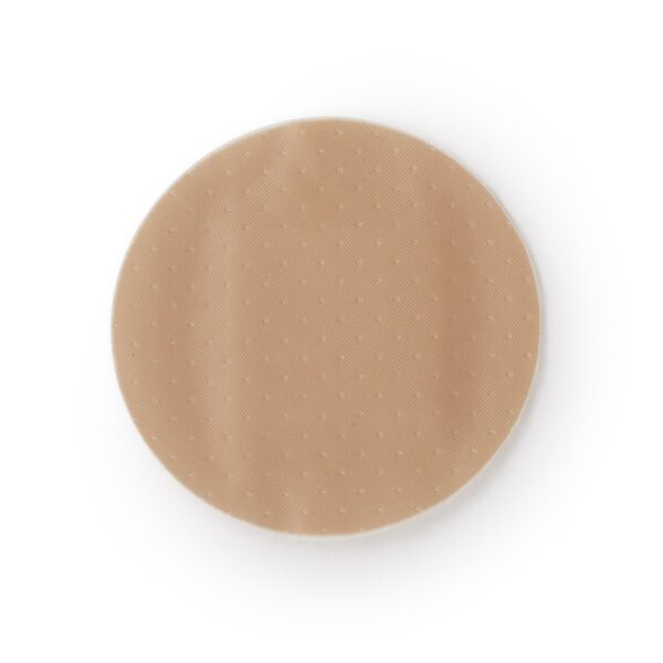 McKesson Round Tan Adhesive Spot Bandage - 1 Inch Diameter, Sterile, Non-Latex, 100 Pack - Image 4