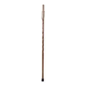 Brazos* Twisted Oak Backpacker Walking Stick - 58-Inch Handcrafted Hiking Pole for Trail Navigation