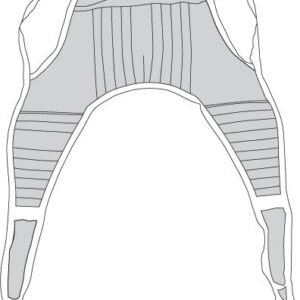 McKesson Drive™ Seat U Sling with Head Support, Small - Patient Lift Support for Safe Transfers
