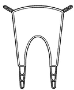 Hoyer® NA1008P Extra Large Quick Fit Padded Mesh Patient Lift Sling