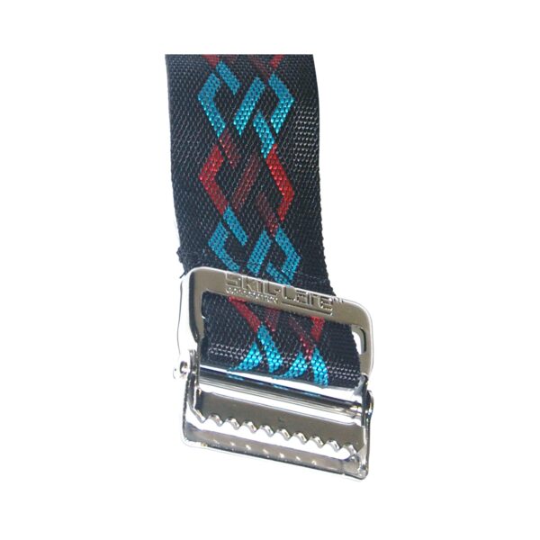 SkiL-Care™ Nylon Gait Belt with Metal Buckle, Geo-Pattern, 60 Inch Length - Image 3