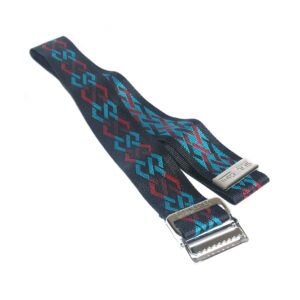 SkiL-Care™ Nylon Gait Belt with Metal Buckle, Geo-Pattern, 60 Inch Length