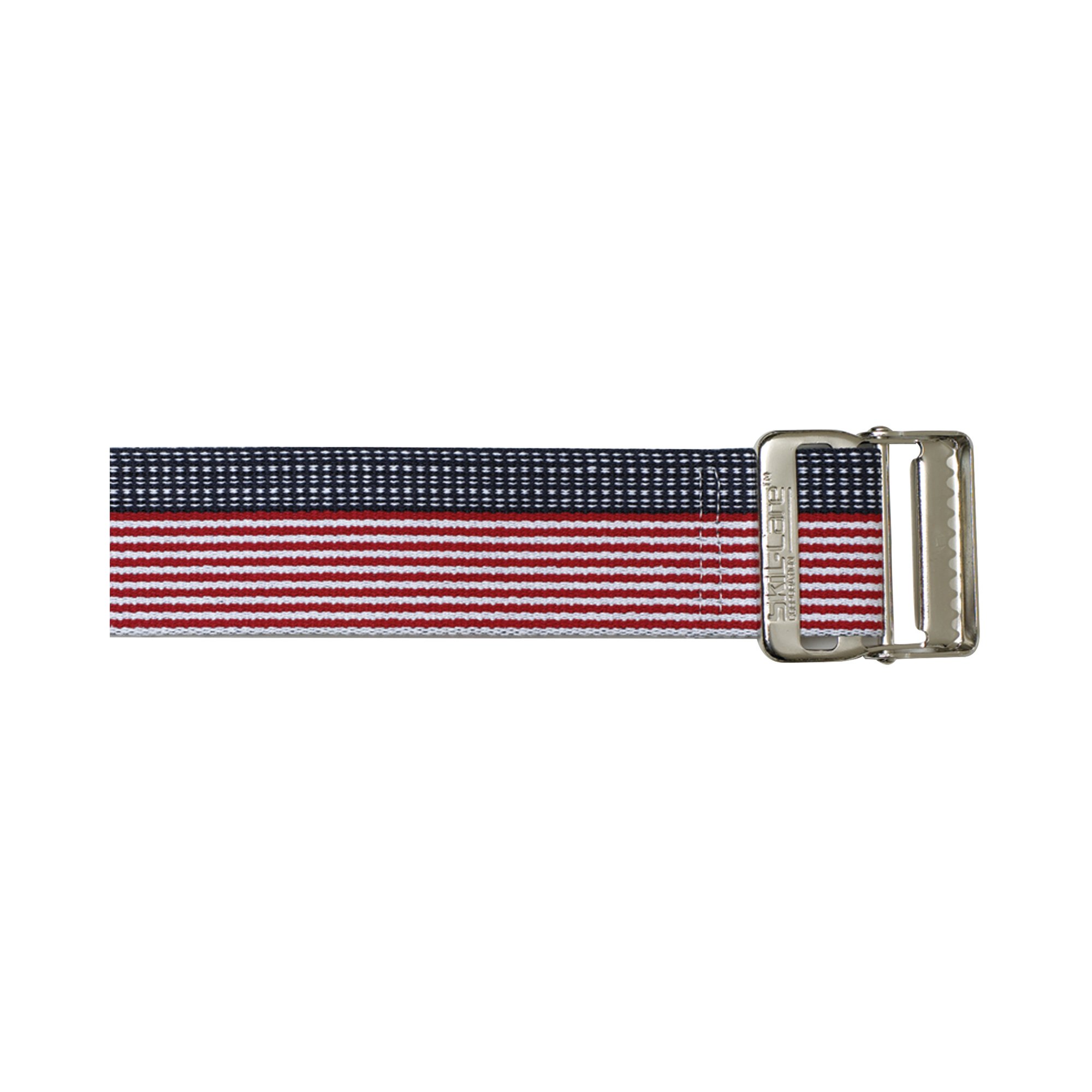 SkiL-Care™ Heavy-Duty Gait Belt with Metal Buckle, Stars & Stripes Design, 72 Inch
