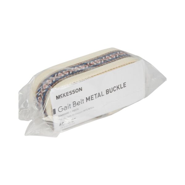 McKesson Fiesta Design Gait Belt, 60 Inch with Metal Buckle - Image 3