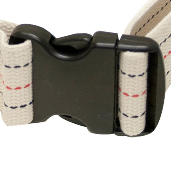 FabLife™ Pinstripe Gait Belt with Quick Release Side-Release Buckle, 60 Inch Length - Image 2