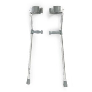 McKesson Forearm Crutches with 300 lb. Capacity and Adjustable Support