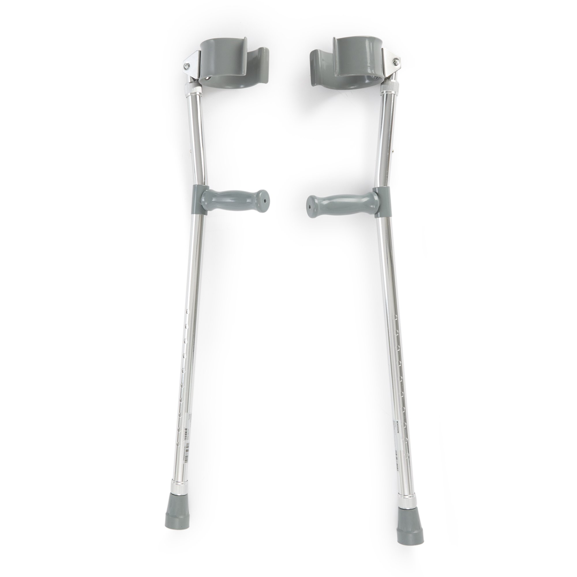 McKesson Forearm Crutches with 300 lb. Capacity and Adjustable Support
