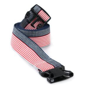 McKesson Stars and Stripes Gait Belt with Delrin Buckle, 60 Inch Length