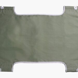 Drive™ Seat and Back Sling - 26 x 40 Inch Green Canvas Patient Transfer Sling